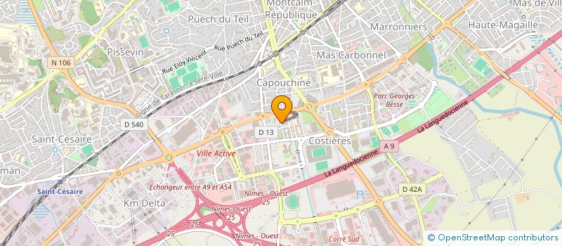localisation de l'entreprise MONSIEUR FREDERIC BERTHAULT à NIMES