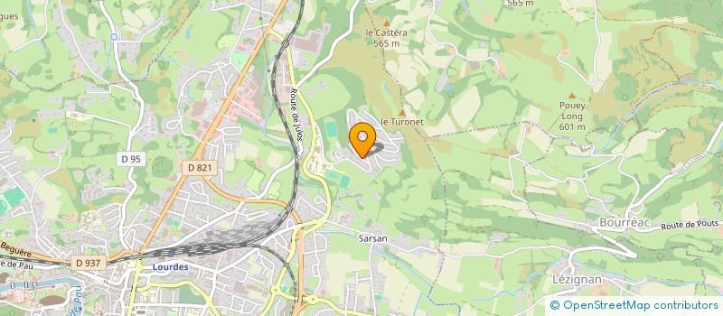 localisation de l'entreprise MONSIEUR FREDERIC BERTHEAU  LOURDES