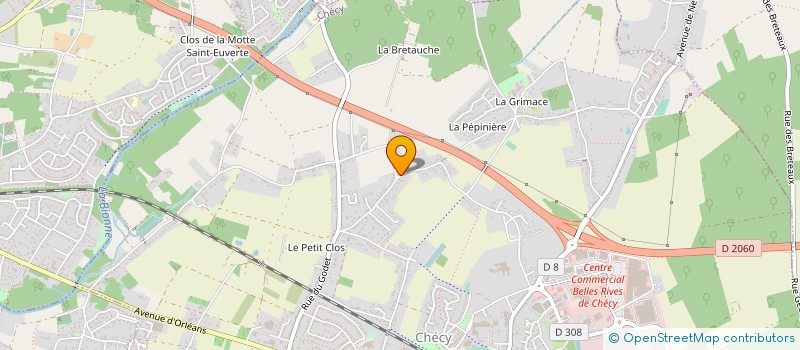 localisation de l'entreprise MONSIEUR FREDERIC BERTHEAU  CHECY