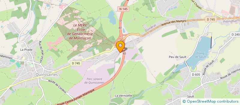 localisation de l'entreprise MONSIEUR FREDERIC BERTHELIER  ARCHIGNAT