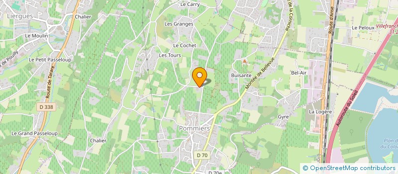 localisation de l'entreprise MONSIEUR FREDERIC BERTHELON  POMMIERS