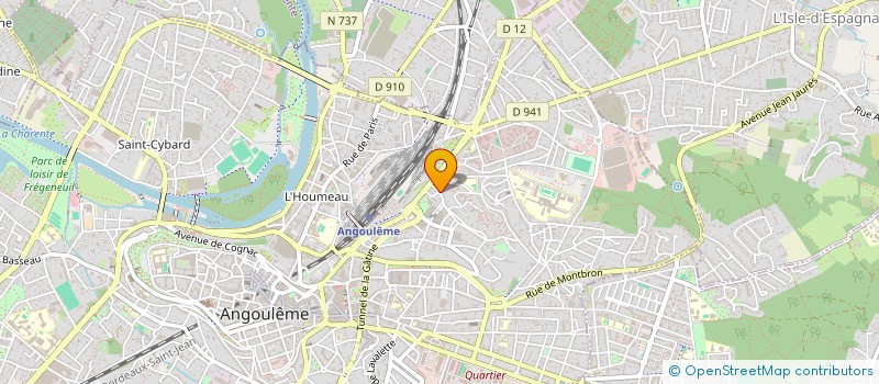 localisation de l'entreprise MONSIEUR FREDERIC BERTHET à ANGOULEME