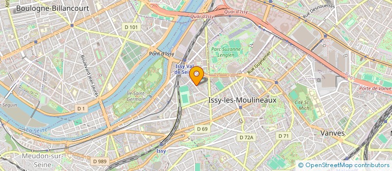 localisation de l'entreprise MONSIEUR FREDERIC BERTHET à ISSY-LES-MOULINEAUX