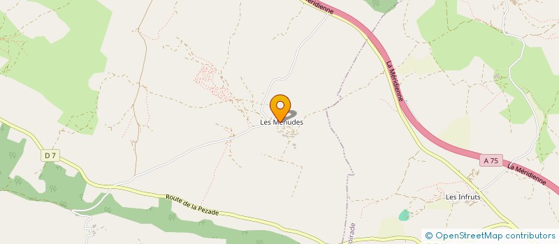 localisation de l'entreprise MONSIEUR FREDERIC BERTHOMIEU  CORNUS