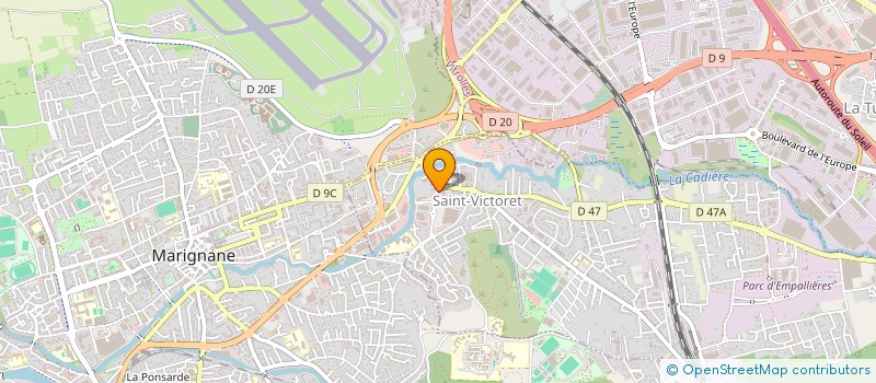 localisation de l'entreprise MONSIEUR FREDERIC BERTOLI  SAINT-VICTORET