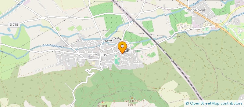 localisation de l'entreprise MONSIEUR FREDERIC BERTOLOTTO  ALLEINS