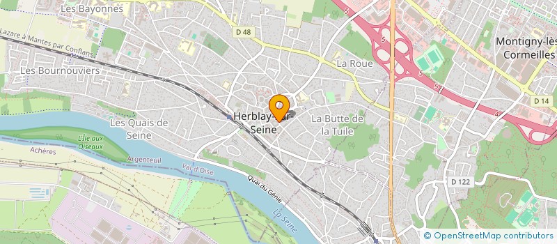 localisation de l'entreprise MONSIEUR FREDERIC BERTRAN  HERBLAY-SUR-SEINE