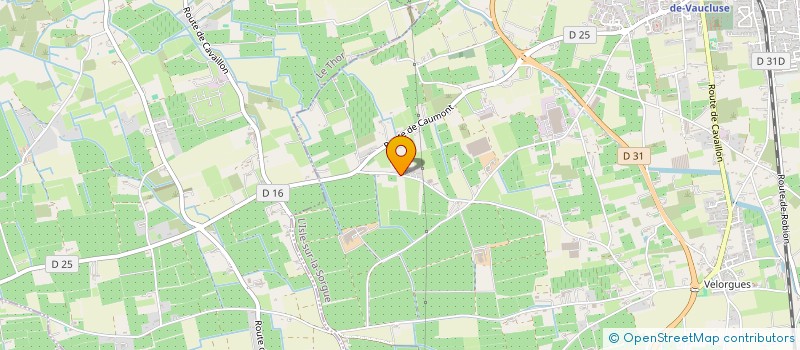 localisation de l'entreprise MONSIEUR FREDERIC BERTRAND  L'ISLE-SUR-LA-SORGUE