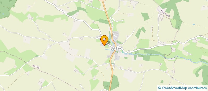 localisation de l'entreprise MONSIEUR FREDERIC BERTRAND  BERFAY