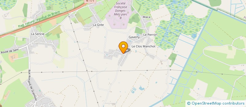 localisation de l'entreprise MONSIEUR FREDERIC BERTRAND  DONGES