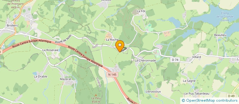 localisation de l'entreprise MONSIEUR FREDERIC BESNIER à LIZIERES