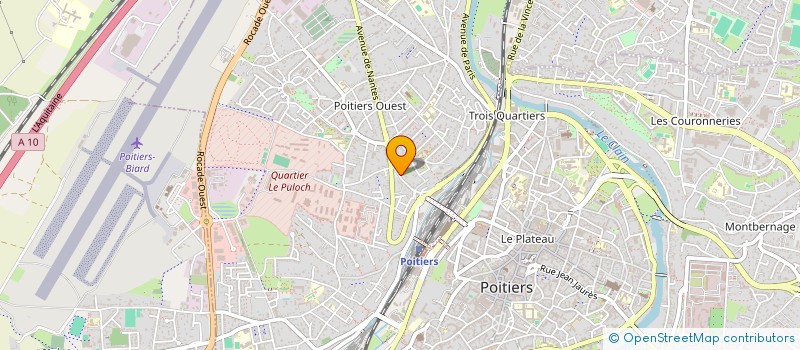 localisation de l'entreprise MONSIEUR FREDERIC BESSAT à POITIERS