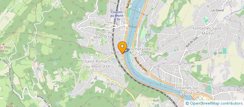 localisation de l'entreprise MONSIEUR FREDERIC BESSEDE  COUZON-AU-MONT-D'OR