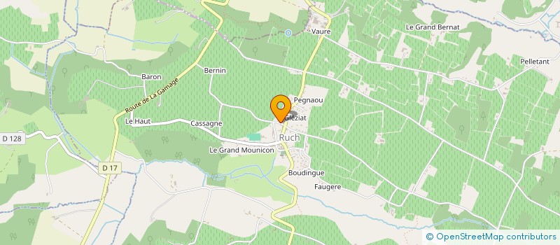 localisation de l'entreprise MONSIEUR FREDERIC BESSEDE  FLAUJAGUES