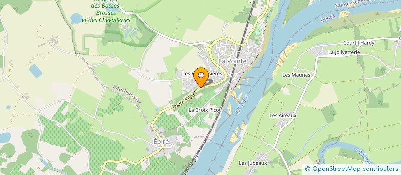 localisation de l'entreprise MONSIEUR FREDERIC BESSON à BOUCHEMAINE