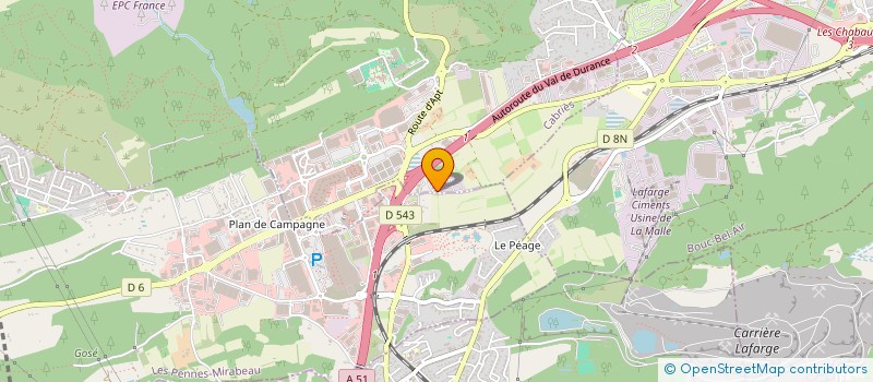 localisation de l'entreprise MONSIEUR FREDERIC BESSON à CABRIES