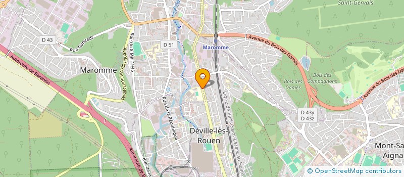 localisation de l'entreprise MONSIEUR FREDERIC BETZLER  MAROMME