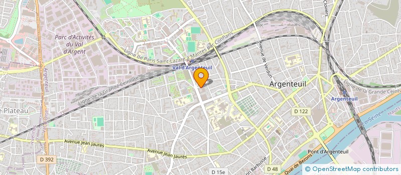 localisation de l'entreprise MONSIEUR FREDERIC BEUSCART  ARGENTEUIL