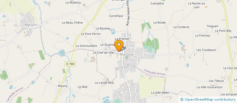 localisation de l'entreprise MONSIEUR FREDERIC BEUVE à LAMBALLE-ARMOR