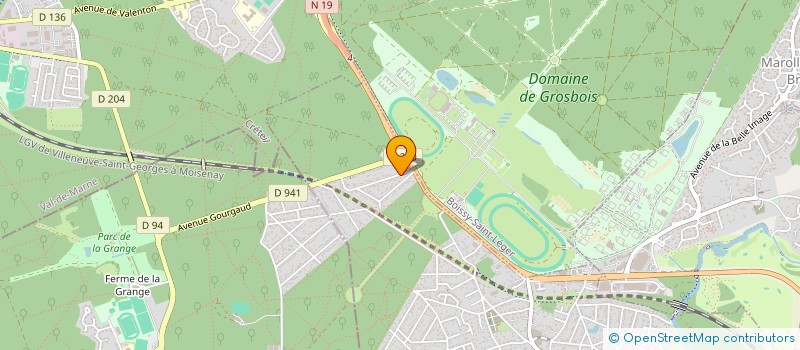 localisation de l'entreprise MONSIEUR FREDERIC BEUZARD  VILLECRESNES