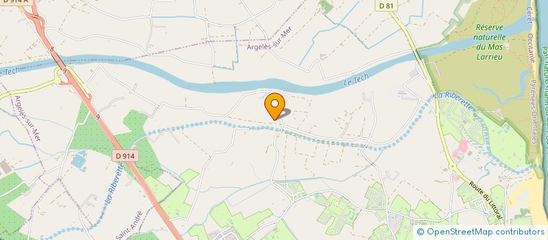 localisation de l'entreprise MONSIEUR FREDERIC BEY  ARGELES-SUR-MER