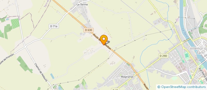 localisation de l'entreprise MONSIEUR FREDERIC BEZOMBES  VILLEMUR-SUR-TARN