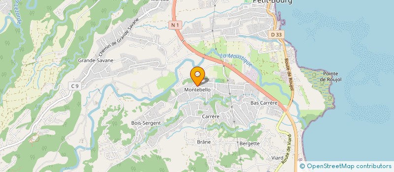 localisation de l'entreprise MONSIEUR FREDERIC BHAGOUANDINE à PETIT-BOURG