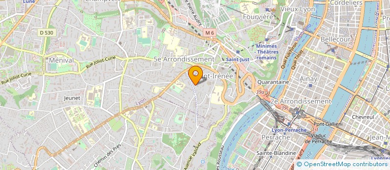 localisation de l'entreprise MONSIEUR FREDERIC BIARD à LYON