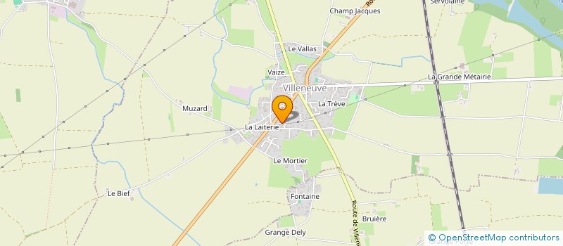 localisation de l'entreprise MONSIEUR FREDERIC BICHAUD à VILLENEUVE