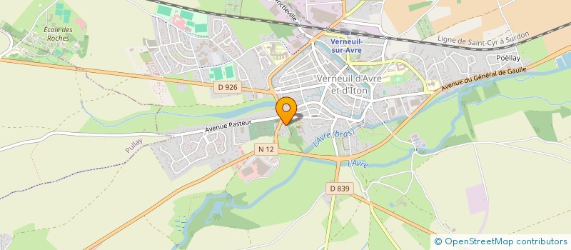 localisation de l'entreprise MONSIEUR FREDERIC BICHERAY  VERNEUIL D'AVRE ET D'ITON