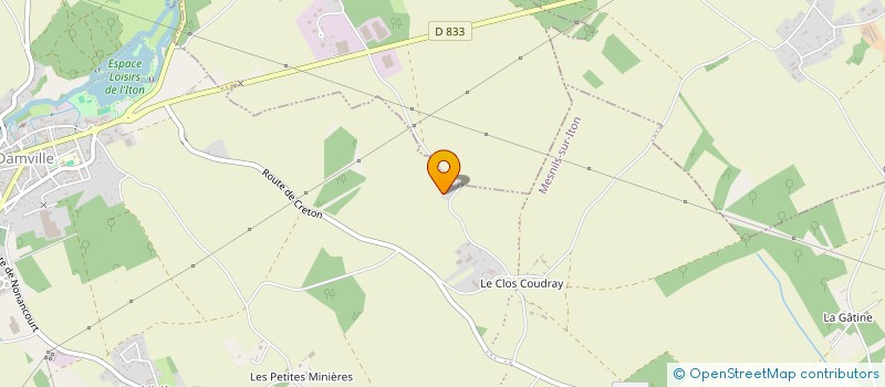 localisation de l'entreprise MONSIEUR FREDERIC BIDAUX  MESNILS-SUR-ITON