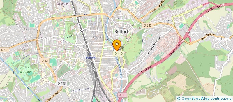 localisation de l'entreprise MONSIEUR FREDERIC BIEHLER à BELFORT