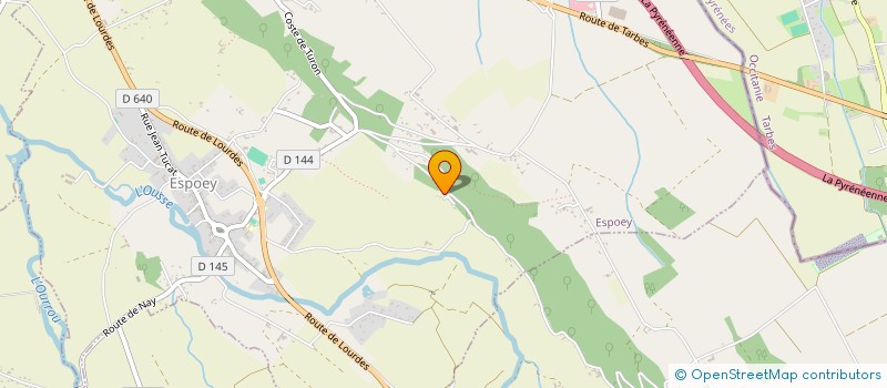 localisation de l'entreprise MONSIEUR FREDERIC BIELSA  ESPOEY