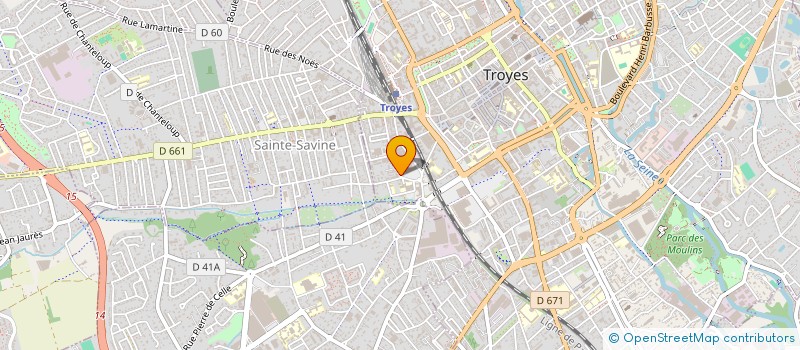 localisation de l'entreprise MONSIEUR FREDERIC BIENAIME à TROYES