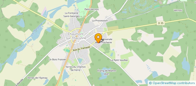 localisation de l'entreprise MONSIEUR FREDERIC BIGOT  CHAUMONT-SUR-THARONNE