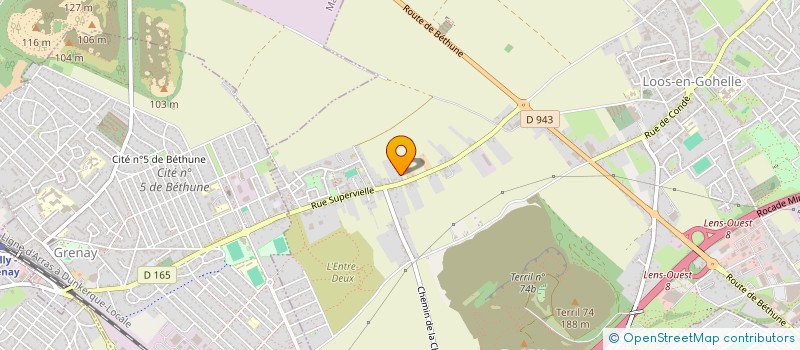 localisation de l'entreprise MONSIEUR FREDERIC BIGOT  LOOS-EN-GOHELLE