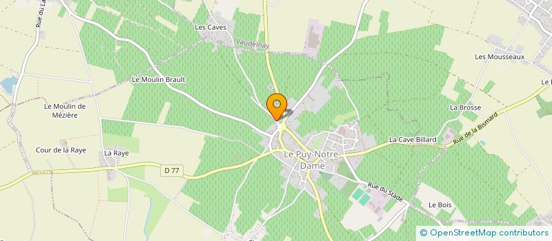 localisation de l'entreprise MONSIEUR FREDERIC BIGOT  LE PUY-NOTRE-DAME