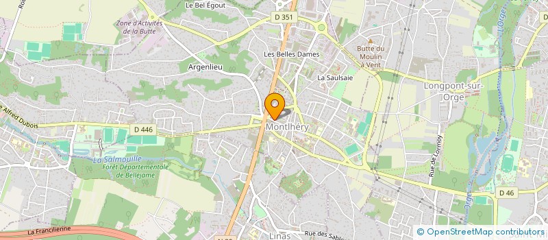 localisation de l'entreprise MONSIEUR FREDERIC BILLANT à MONTLHERY