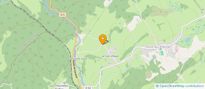 localisation de l'entreprise MONSIEUR FREDERIC BILLARD  FORT-DU-PLASNE