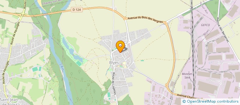 localisation de l'entreprise MONSIEUR FREDERIC BILLEMAZ  BLYES