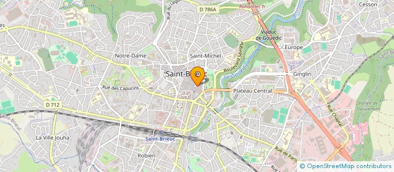 localisation de l'entreprise MONSIEUR FREDERIC BILLON à SAINT-BRIEUC