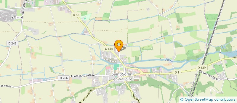 localisation de l'entreprise MONSIEUR FREDERIC BILLOTET  SAINT-SORLIN-EN-VALLOIRE