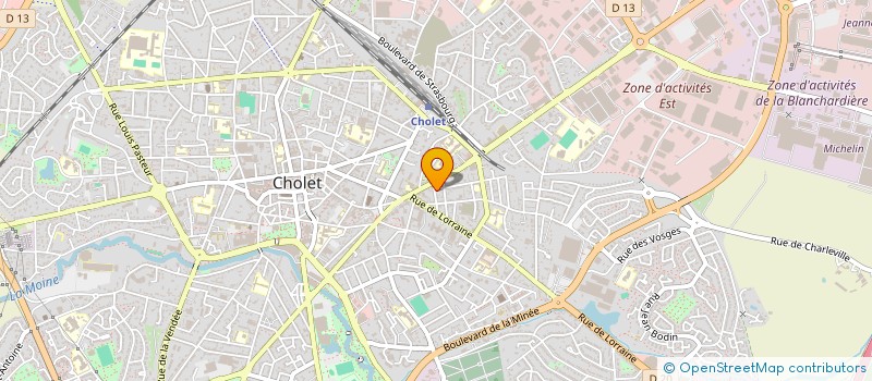 localisation de l'entreprise MONSIEUR FREDERIC BIOTTEAU à CHOLET
