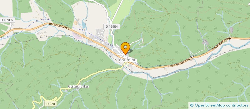 localisation de l'entreprise MONSIEUR FREDERIC BIRBA  COURNIOU