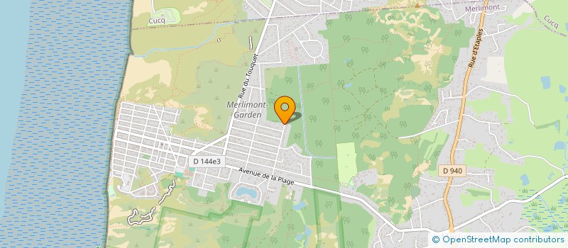 localisation de l'entreprise MONSIEUR FREDERIC BISSET  MERLIMONT