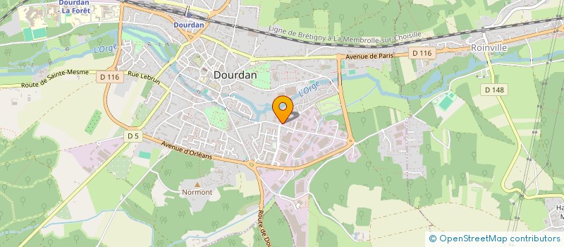 localisation de l'entreprise MONSIEUR FREDERIC BLAISE à DOURDAN