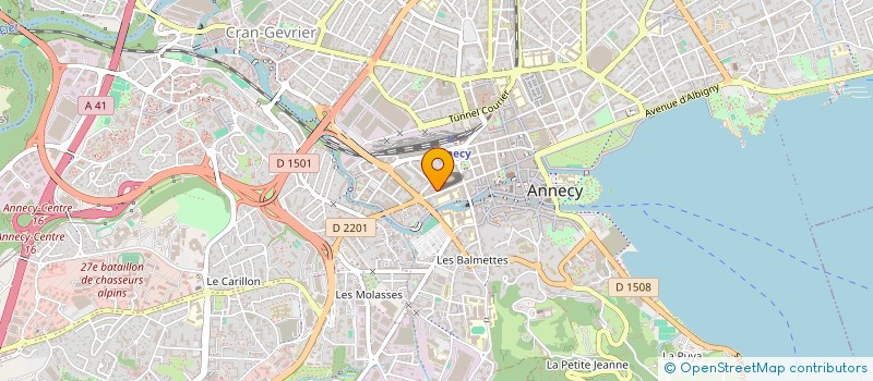 localisation de l'entreprise MONSIEUR FREDERIC BLAMPEY à ANNECY