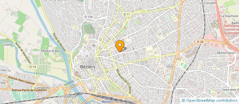 localisation de l'entreprise MONSIEUR FREDERIC BLANC à BEZIERS