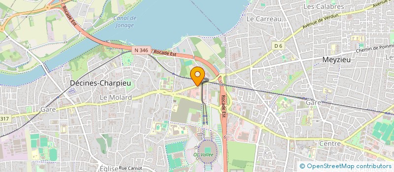 localisation de l'entreprise MONSIEUR FREDERIC BLANC  DECINES-CHARPIEU