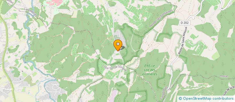 localisation de l'entreprise MONSIEUR FREDERIC BLANC  PERNES-LES-FONTAINES